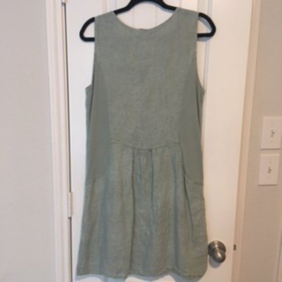 Lungo L'Arno Linen Shift Dress, sz M - Picture 7 of 12